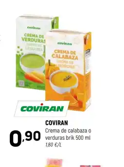 Coviran COVIRAN Crema de calabaza o verduras brik oferta