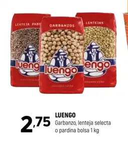 Coviran LUENGO Garbanzo, lenteja selecta o pardina bolsa oferta