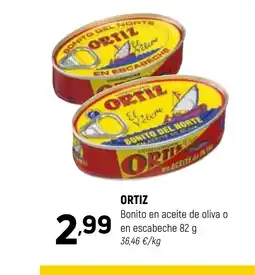 Coviran ORTIZ Bonito en aceite de oliva o en escabeche oferta