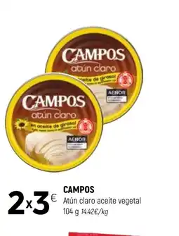 Coviran CAMPOS Atún claro aceite vegetal oferta