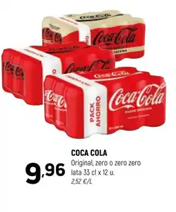 Coviran COCA COLA Original, zero o zero zero lata oferta