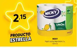 Coviran NICKY Papel cocina Maxi limón oferta