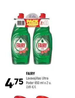 Coviran FAIRY Lavavajillas Ultra Poder oferta