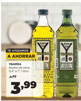 Alimerka YBARRA Aceite de oliva 0,4° o 1° oferta