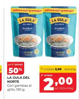 Alimerka LA GULA DEL NORTE Con gambas al ajillo oferta