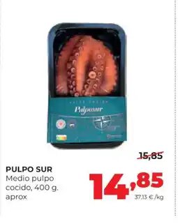 Alimerka PULPO SUR Medio pulpo cocido oferta