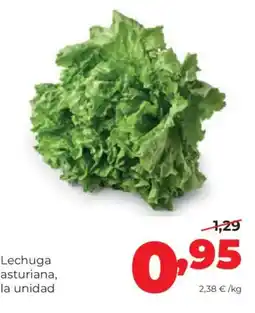 Alimerka Lechuga asturiana, la unidad oferta
