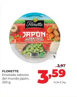 Alimerka FLORETTE Ensalada sabores del mundo japón oferta