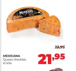 Alimerka MEXICANA Queso cheddar oferta