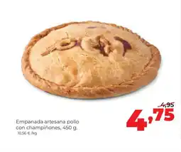 Alimerka Empanada artesana pollo con champiñones oferta