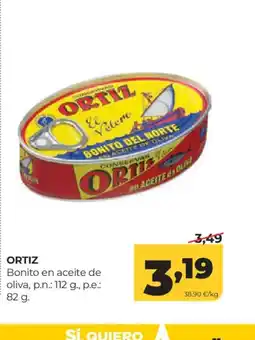 Alimerka ORTIZ Bonito en aceite de oliva oferta
