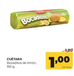 Alimerka CUÉTARA Bocaditos de limón oferta
