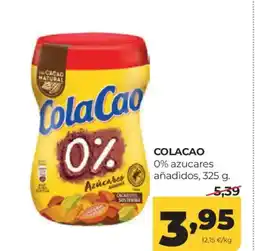 Alimerka COLACAO 0% azucares añadidos oferta
