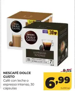 Alimerka NESCAFÉ DOLCE GUSTO Café con leche o espresso intenso, 30 cápsulas oferta