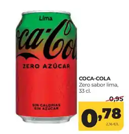 Alimerka COCA-COLA Zero sabor lima oferta