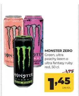 Alimerka MONSTER ZERO Green, ultra peachy keen o ultra fantasy ruby red oferta