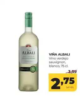 Alimerka VIÑA ALBALI Vino verdejo sauvignon, blanco oferta