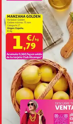 Alcampo Manzana golden oferta