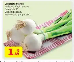Alcampo Cebolleta blanca oferta