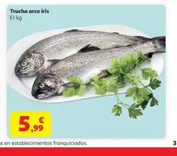 Alcampo Trucha arco iris oferta