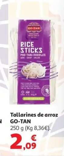 Alcampo GO-TAN Tallarines de arroz oferta