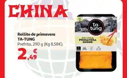 Alcampo TA-TUNG Rollito de primavera oferta