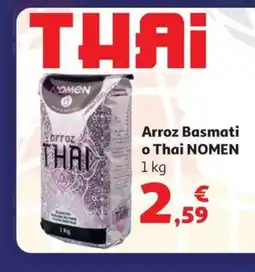 Alcampo NOMEN Arroz Basmati o Thai oferta