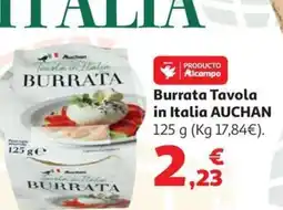 Alcampo AUCHAN Burrata Tavola in Italia oferta