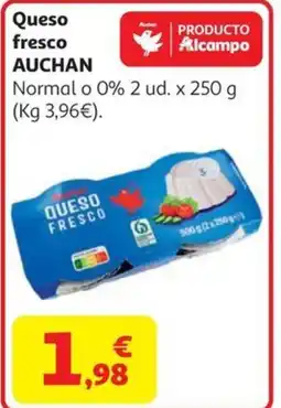 Alcampo AUCHAN Queso fresco oferta