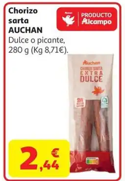 Alcampo AUCHAN Chorizo sarta oferta