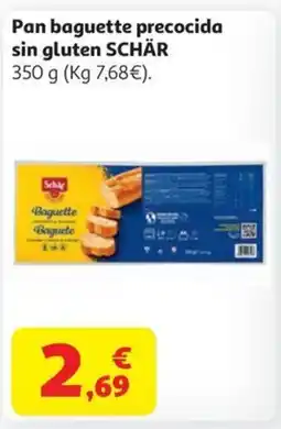 Alcampo SCHÄR Pan baguette precocida sin gluten oferta