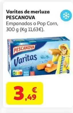 Alcampo PESCANOVA Varitas de merluza oferta