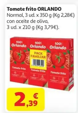Alcampo ORLANDO Tomate frito oferta