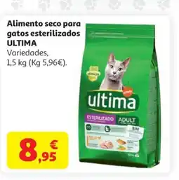 Alcampo ULTIMA Alimento seco para gatos esterilizados oferta