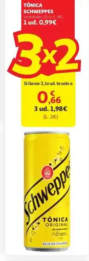 Alcampo SCHWEPPES Tónica oferta