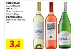 Alcampo BACH O EL COTO O BARBADILLO Vinos oferta
