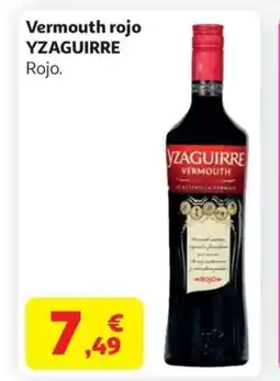 Alcampo YZAGUIRRE Vermouth rojo oferta