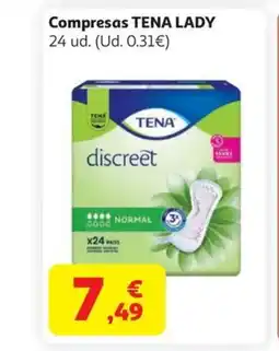 Alcampo TENA LADY Compresas oferta