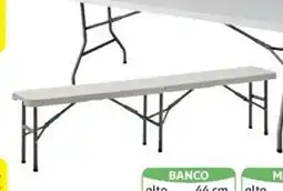 Alcampo Banco plegable oferta