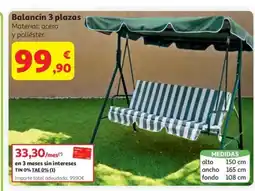 Alcampo Balancín 3 plazas oferta