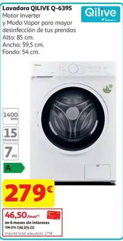 Alcampo QILIVE Lavadora Q-6395 oferta
