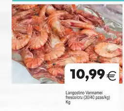 Plenus Supermercados Langostino Vannamei fresco/cru oferta