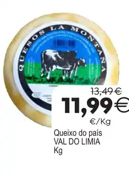 Plenus Supermercados VAL DO LIMIA Queixo do país oferta