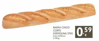 Supermercados La Despensa Barra Cinco Corte S/Semolina 270 g oferta