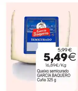 Plenus Supermercados GARCÍA BAQUERO Queixo semicurado oferta