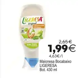 Plenus Supermercados LIGERESA Maionesa Bocabaixo oferta