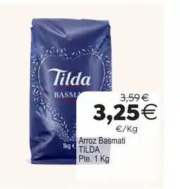 Plenus Supermercados TILDA Arroz Basmati oferta
