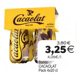 Plenus Supermercados CACAOLAT Batido oferta