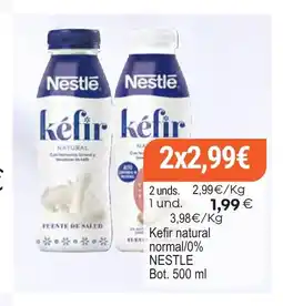 Plenus Supermercados NESTLE Kefir natural normal/0% oferta