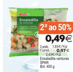 Plenus Supermercados SPAR Ensaladilla verduras oferta